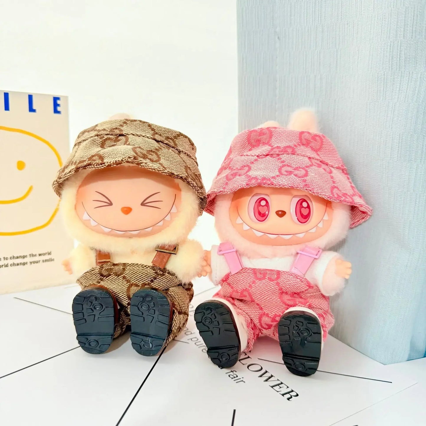 Labubu Doll Fashion Overalls