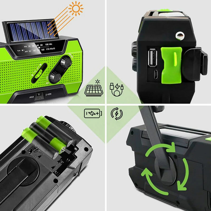 Emergency Weather Power Radio