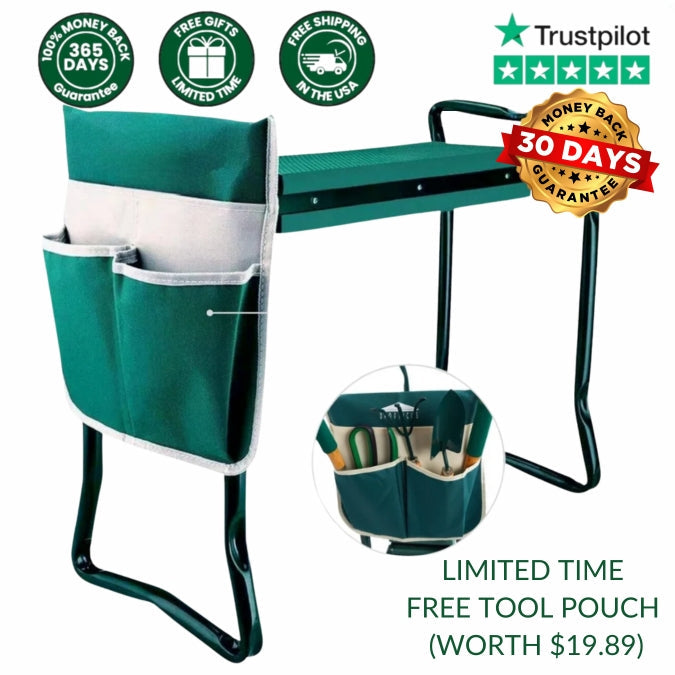 🎁Garden Kneeler Pro 2024 Upgrade🎁 Free Tool Pouch (Worth $19.97)