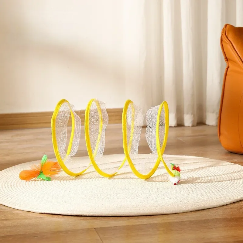 Self-play Cat Hunting Spiral Tunnel Toy