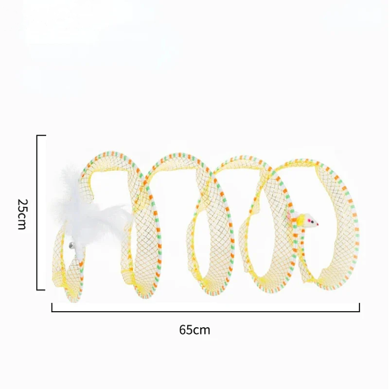 Self-play Cat Hunting Spiral Tunnel Toy