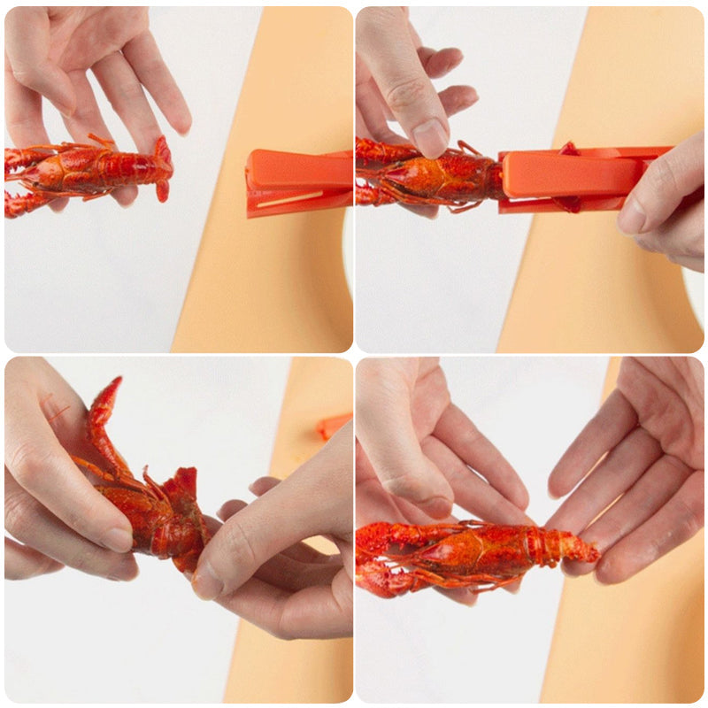 Manicure-Safe Crawfish Sheller