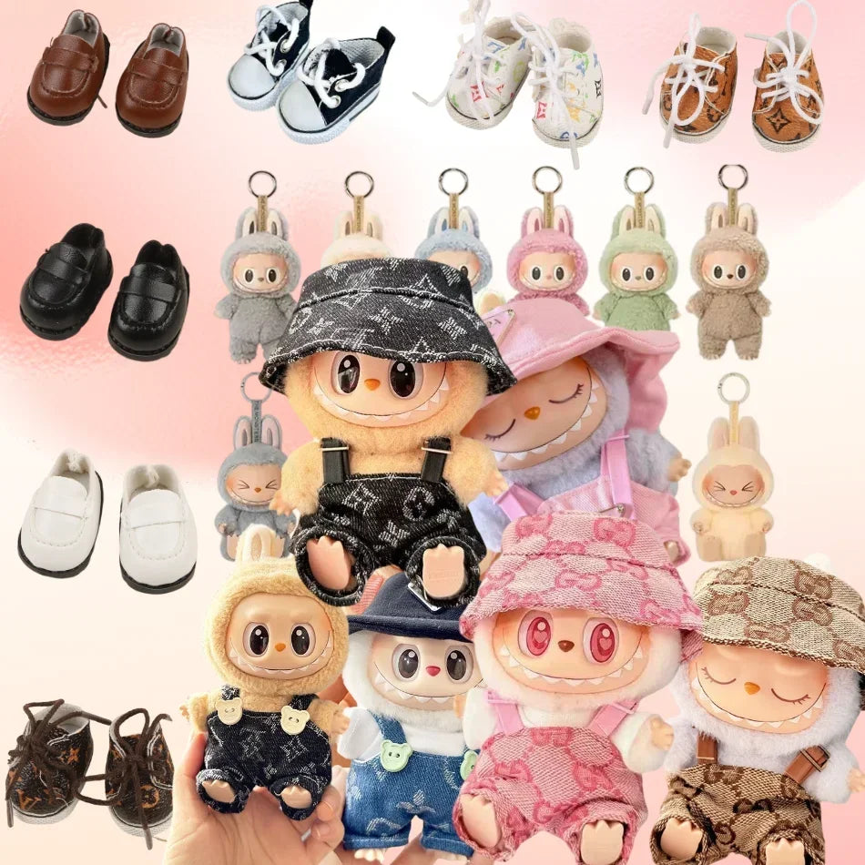 Labubu Doll Fashion Overalls