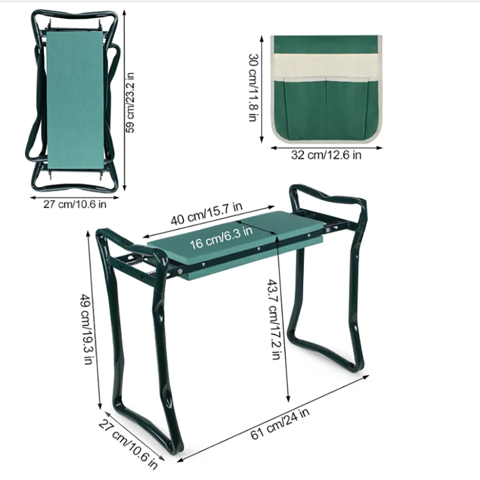 🎁Garden Kneeler Pro 2024 Upgrade🎁 Free Tool Pouch (Worth $19.97)